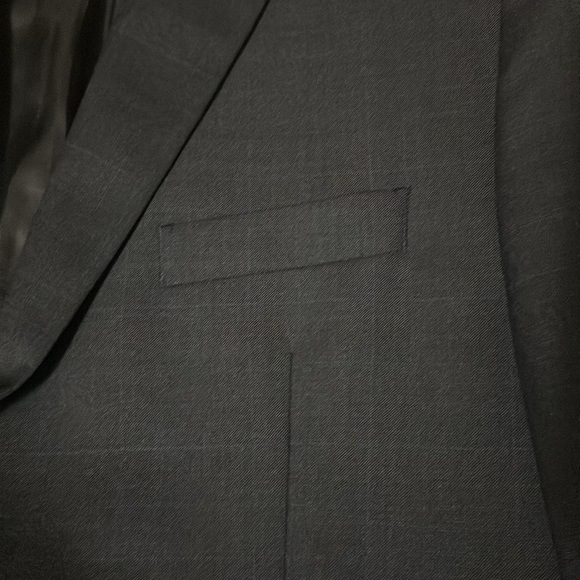 Lauren Ralph Lauren 100% Wool Navy Blazer Size  44S - Picture 5 of 11